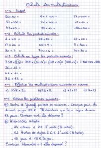 Lire la suite à propos de l’article CP4 Calculs multiplicatifs Série 8