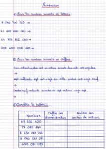 Lire la suite à propos de l’article N2 Les grands nombres Série 4 (lecture – écriture)