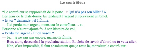 Texte sur les types de phrases