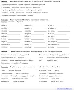 Lire la suite à propos de l’article V4 Les préfixes : exercices Série 3 (Classe de Crol)