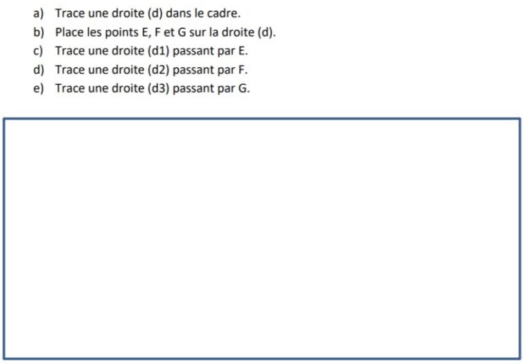 Vocabulaire géométrique