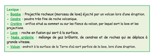 You are currently viewing S7 Les volcans : lexique