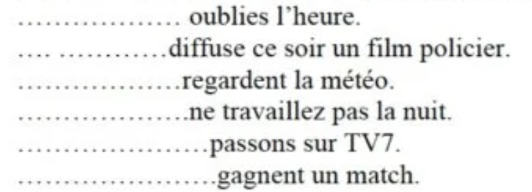 Présent des verbes en "-er"