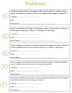 Lire la suite à propos de l’article CP5 Les situations de partage : résolution de problèmes (Série 3)