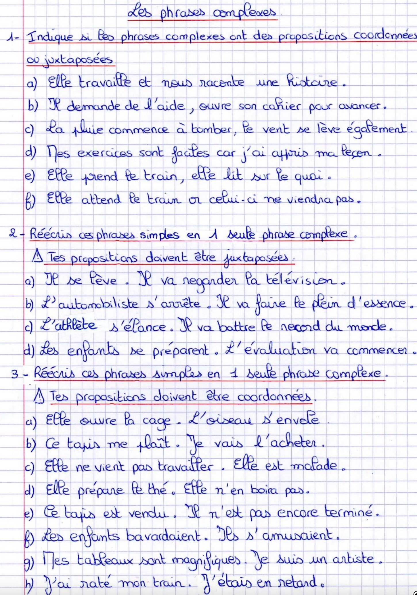 You are currently viewing G7 Les phrases complexes : Série 5