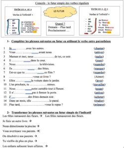 Lire la suite à propos de l’article C14 Le futur simple : exercices (3)