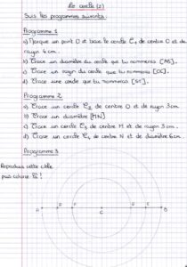 Lire la suite à propos de l’article Géom 14 Le cercle : exercices Série 6