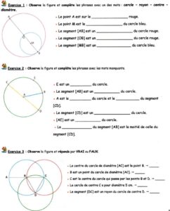 Lire la suite à propos de l’article Géom 14 Les cercles : exercices Série 7