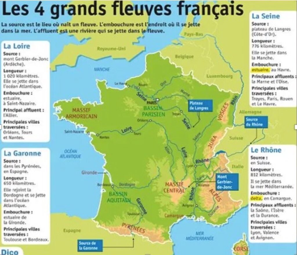 Les Grands Fleuves Fran ais CM1 CM2 Les Grands Fleuves Fran ais CM1 CM2