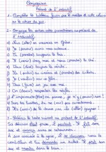 Lire la suite à propos de l’article C5 Présent des verbes à connaître fin CM2 : exercices Série 3
