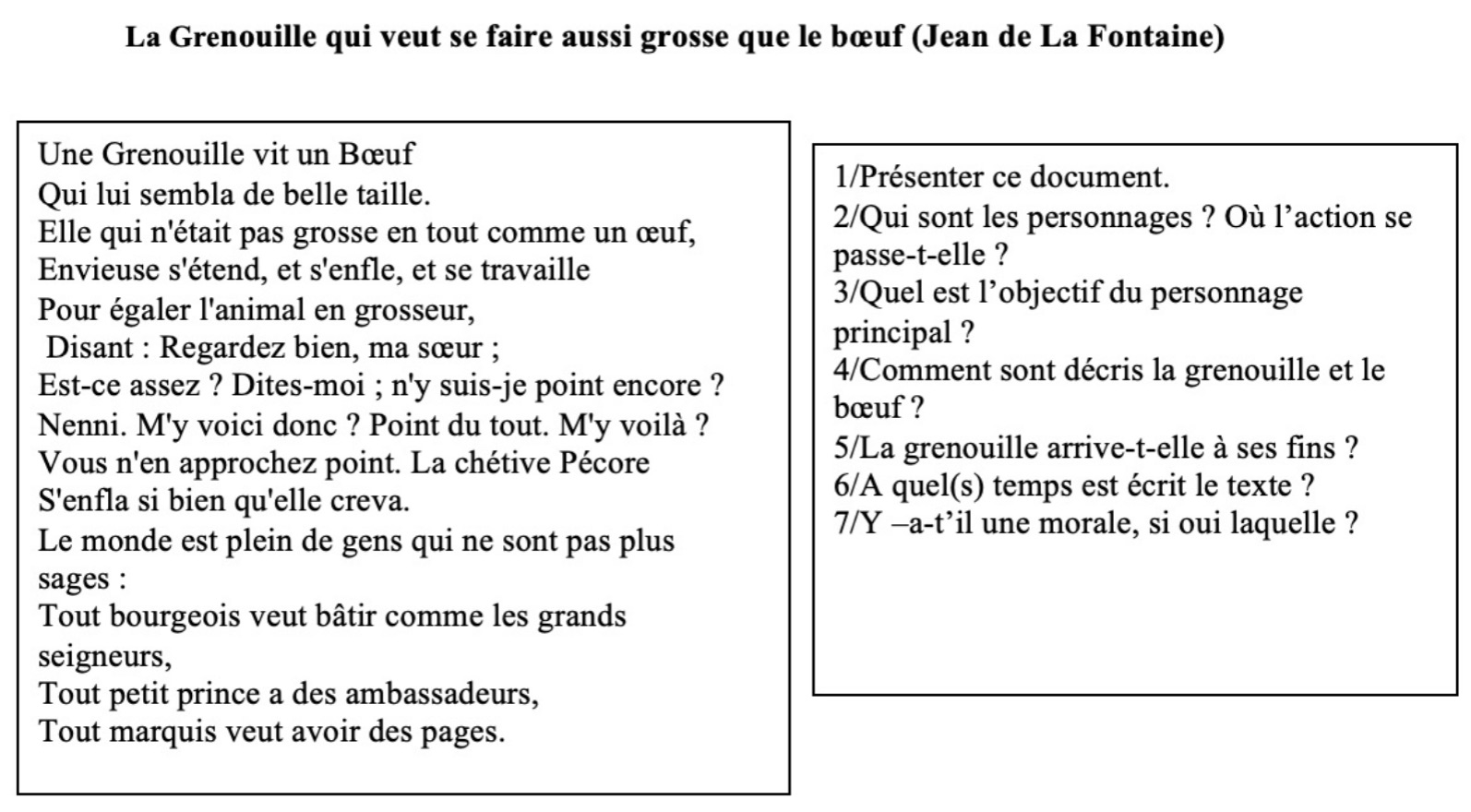 Lire la suite à propos de l’article F5 Les fables : La grenouille qui veut se faire aussi grosse que le boeuf de Jean de La Fontaine
