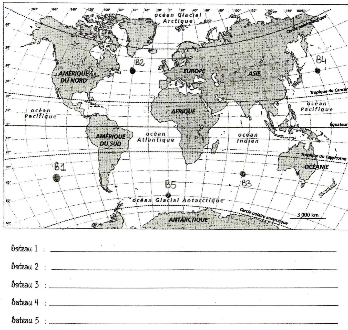 You are currently viewing Géo 11 Se repérer sur Terre : exercices sur les coordonnées (2)