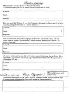Lire la suite à propos de l’article CP5 Les situations de partage : résolution de problèmes (Série 4)
