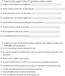 Lire la suite à propos de l’article G6 Les phrases simples ou complexes : Série 2