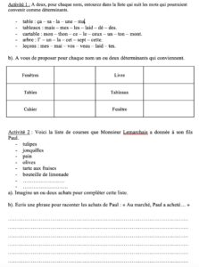 Lire la suite à propos de l’article G13 : Les articles, exercices Série 2
