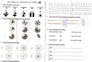 Lire la suite à propos de l’article N3-N4 Les fractions usuelles : Représentation (Série 8)