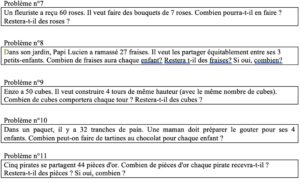 Lire la suite à propos de l’article CP5 Les situations de partage : résolution de problèmes (Série 2)