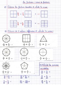 Lire la suite à propos de l’article N3-N4 Les fractions usuelles : Somme de fractions (Série 1)