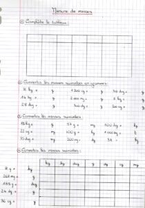 Lire la suite à propos de l’article M8 Les masses : conversions et résolution de problèmes (3)