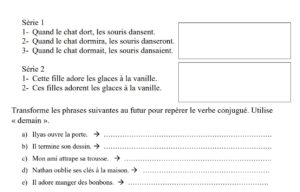 Lire la suite à propos de l’article C1 : Les verbes conjugués : approche