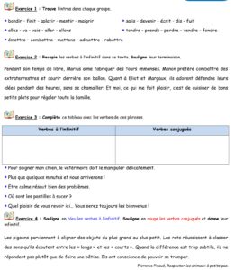 Lire la suite à propos de l’article C2 Les verbes à l’infinitif : exercices Série 5 (Classe de Crol)
