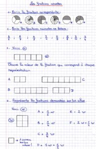 Lire la suite à propos de l’article N3-N4 Les fractions usuelles : Codage de fractions (Série 1)