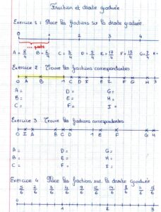 Lire la suite à propos de l’article N3-N4 Les fractions usuelles : Fractions et droites graduées (Série 3)