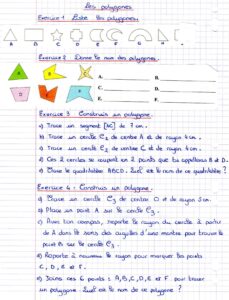 Lire la suite à propos de l’article Géom 6 Les polygones : exercices Série 3