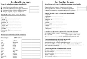 Lire la suite à propos de l’article V3 Les familles de mots : exercices Série 3