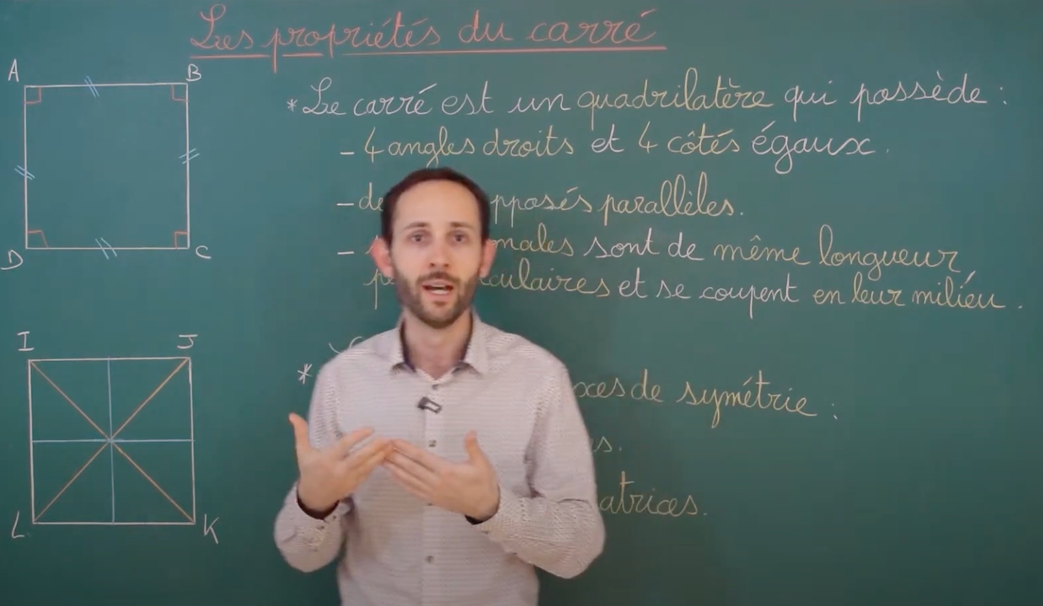 Lire la suite à propos de l’article Géom 7 Les propriétés du carré : Vidéo « Petits savants »