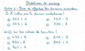 Lire la suite à propos de l’article CP6 La division posée à 1 chiffre : exercices Série 3 + correction + vidéo La Classe Plus