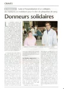 Lire la suite à propos de l’article S16 La circulation sanguine : donneurs solidaires (article de journal)