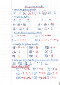 Lire la suite à propos de l’article N5 Les fractions décimales : exercices Série 3 (correction)