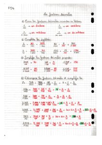 Lire la suite à propos de l’article N5 Les fractions décimales : exercices Série 4 (correction)