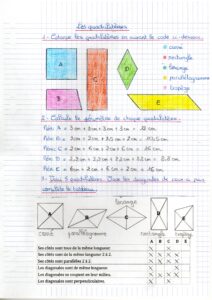 Lire la suite à propos de l’article Géom 7 Les quadrilatères : exercices Série 3 (correction)