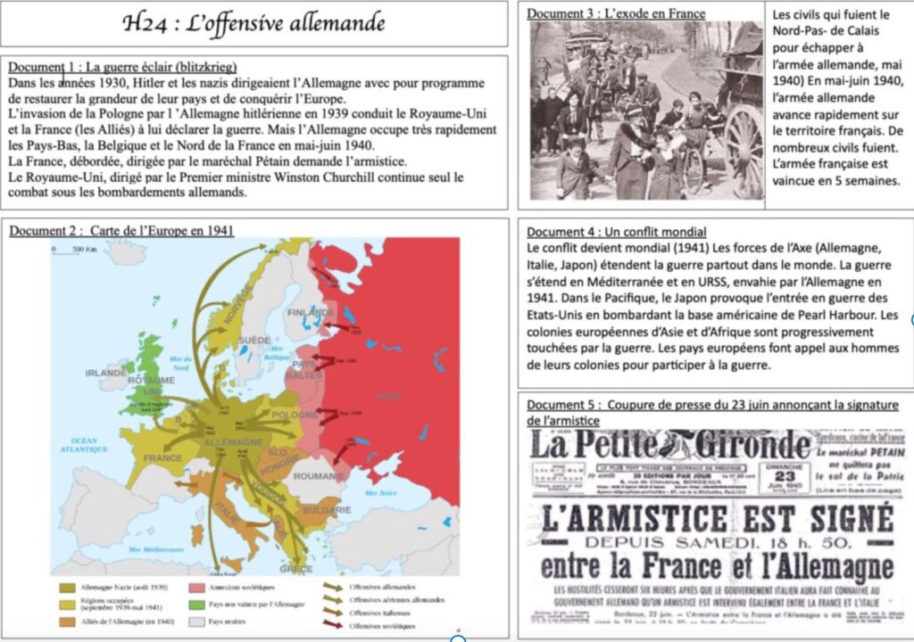 L’offensive allemande
