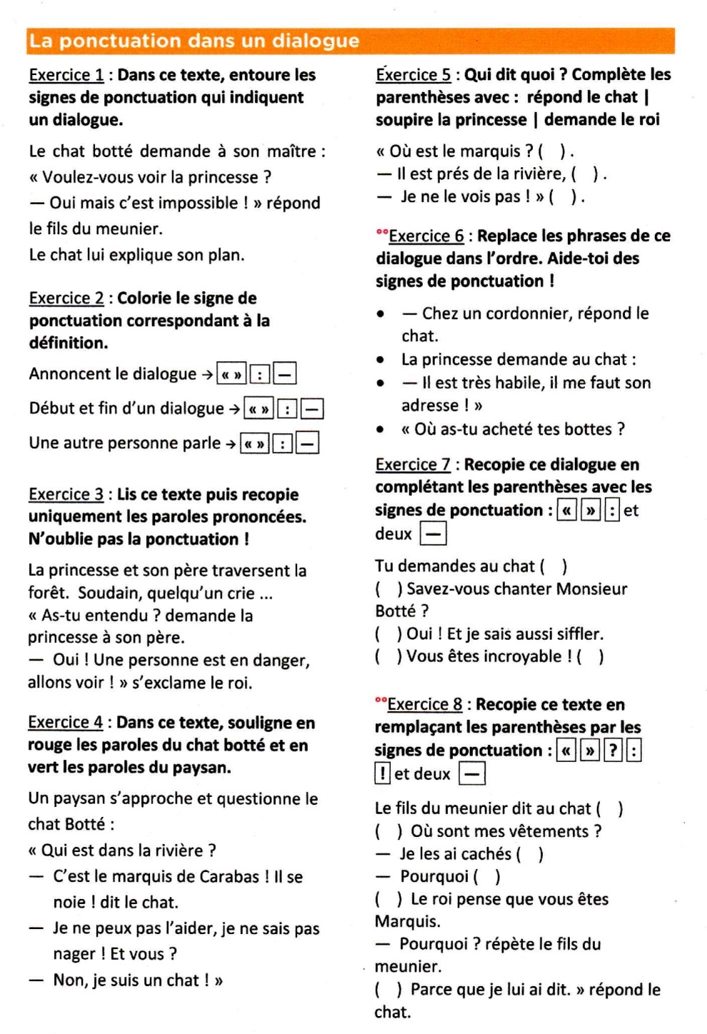 Lire la suite à propos de l’article D2 Le dialogue : La ponctuation dans le dialogue