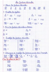 Lire la suite à propos de l’article N5 Les fractions décimales : exercices Série 3