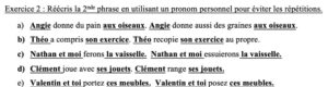 Lire la suite à propos de l’article G18 Les pronoms PPS + PPC :  Exercices Série 1