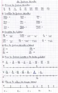Lire la suite à propos de l’article N5 Les fractions décimales : exercices Série 5
