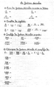 Lire la suite à propos de l’article N5 Les fractions décimales : exercices Série 4