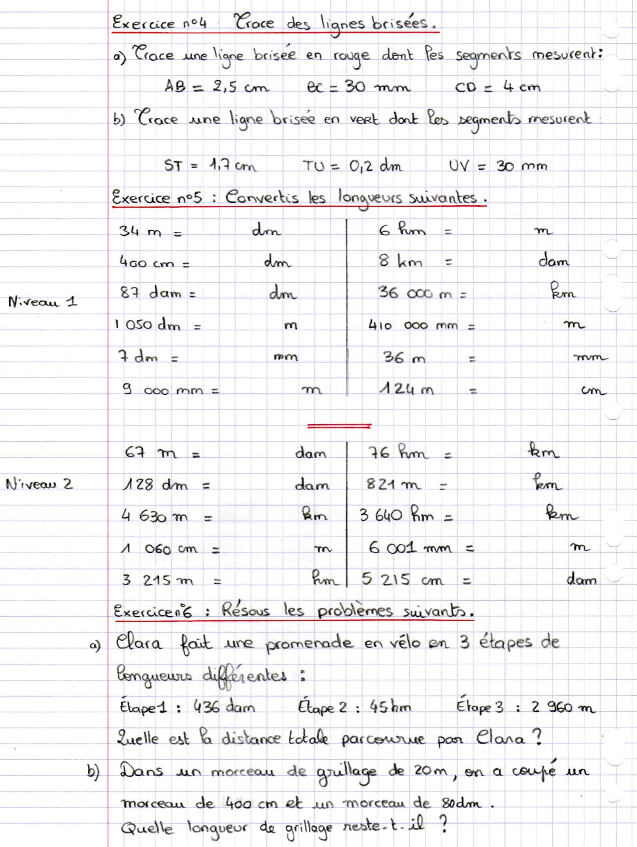 Lire la suite à propos de l’article M1 Les longueurs : tracer des segments – convertir des unités – résoudre des problèmes (M Bonelli)