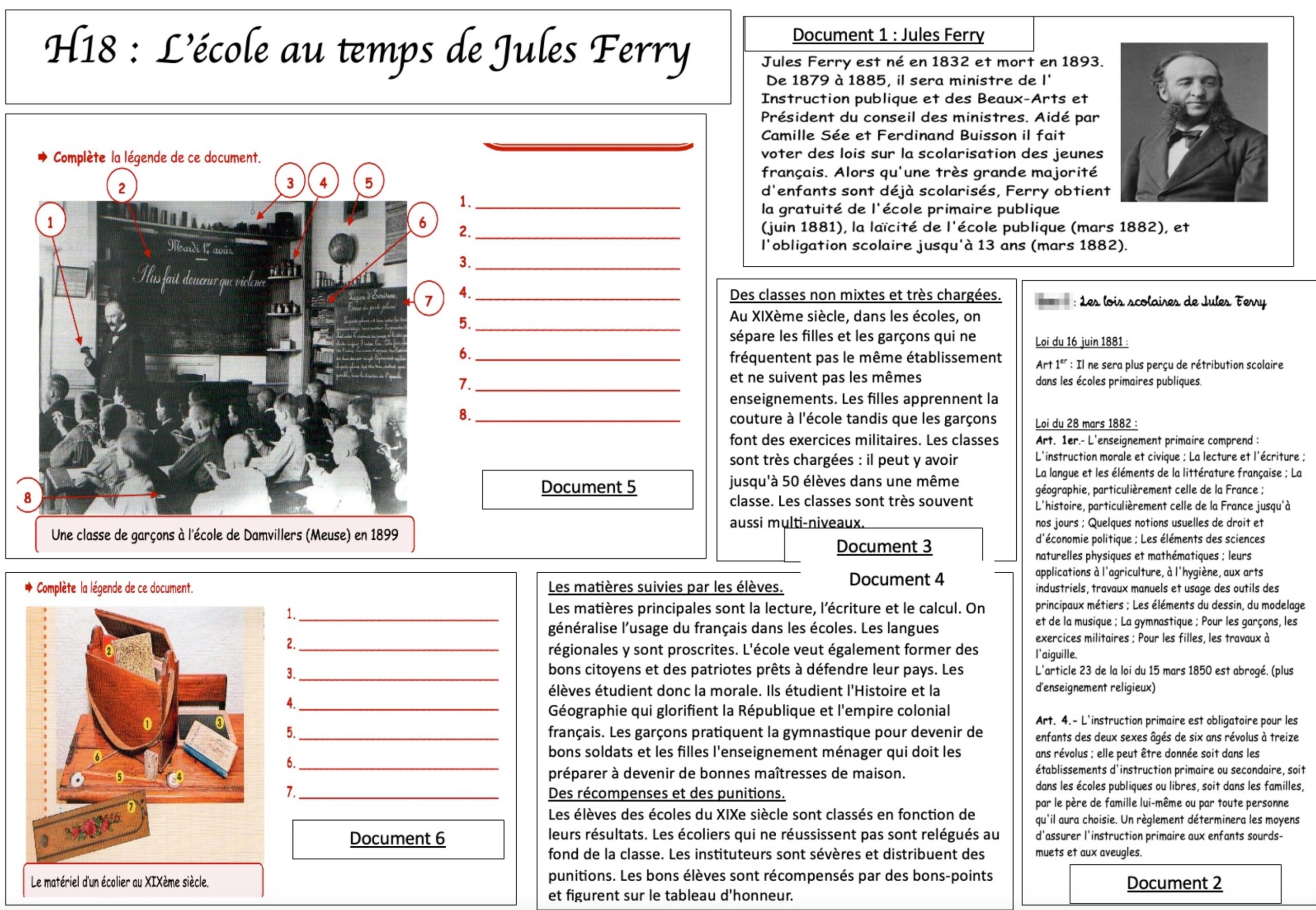 Lire la suite à propos de l’article H18 L’école au temps de Jules Ferry : documents (M Bonelli)