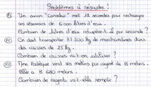 Lire la suite à propos de l’article CP6 La division posée à 2 chiffres (2) : résolution de problèmes Série 1  + correction