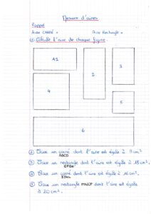 Lire la suite à propos de l’article M3 Les aires : exercices Série 6 (M Bonelli) + correction