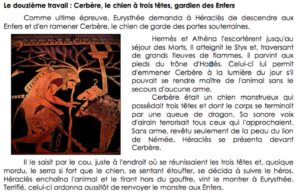 Lire la suite à propos de l’article MYTH 16 Héraclès : Le 12ème travail – Cerbère, le chien à 3 têtes, gardien des Enfers