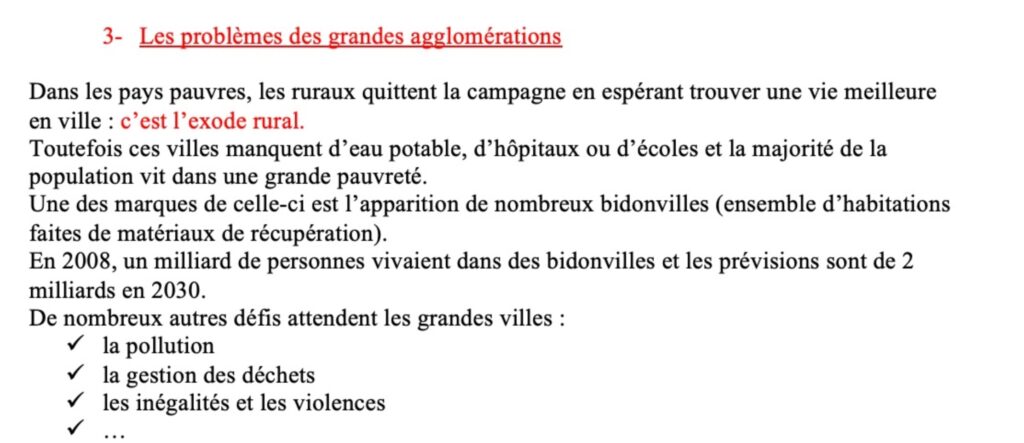 Les grandes métropoles