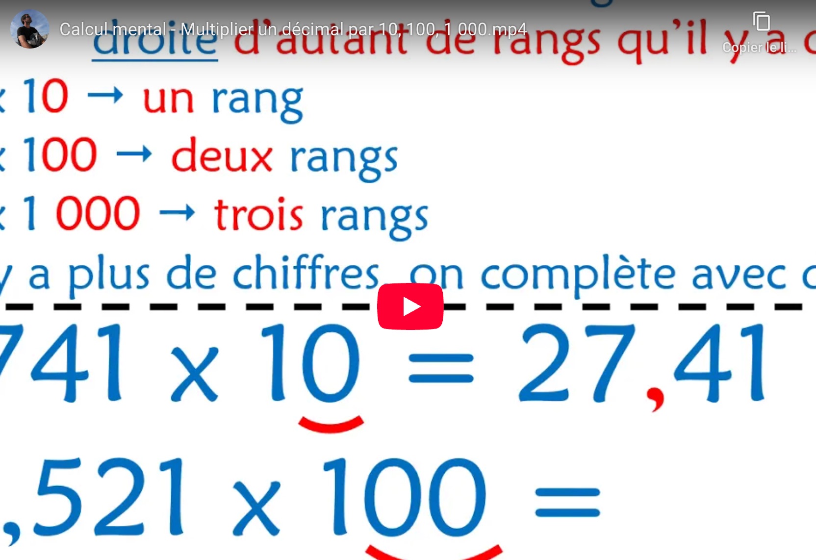You are currently viewing Calcul mental – Série 32 : Multiplier ou diviser un ND par 10 – 100 – 1 000