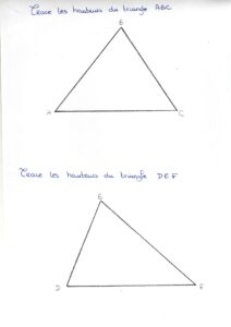 Lire la suite à propos de l’article Géom 11 : Les hauteurs d’un triangle Série 2 + correction (M Bonelli)