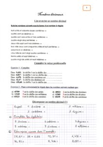 Lire la suite à propos de l’article N6 Les nombres décimaux : exercices Série 5 + Correction (M Bonelli)